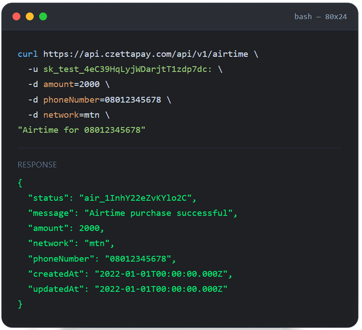CzettaPay Developer Platform